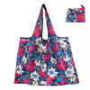 Storage Eco Shopping Bag Sturdy Portable Grocery Stripe Nylon Reusable Foldable Large Tote Travel Machine Washable