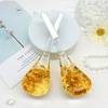 Crystal Cryo Sticks Glass Spoon Facial Ice Globe Cooling Massage Spa Ice Globes for Face Salon Beauty Tools