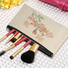 2024 Blank Plain Cotton Canvas Cosmetic Bag Customized Travel Cotton Canvas Makeup Bag For Women