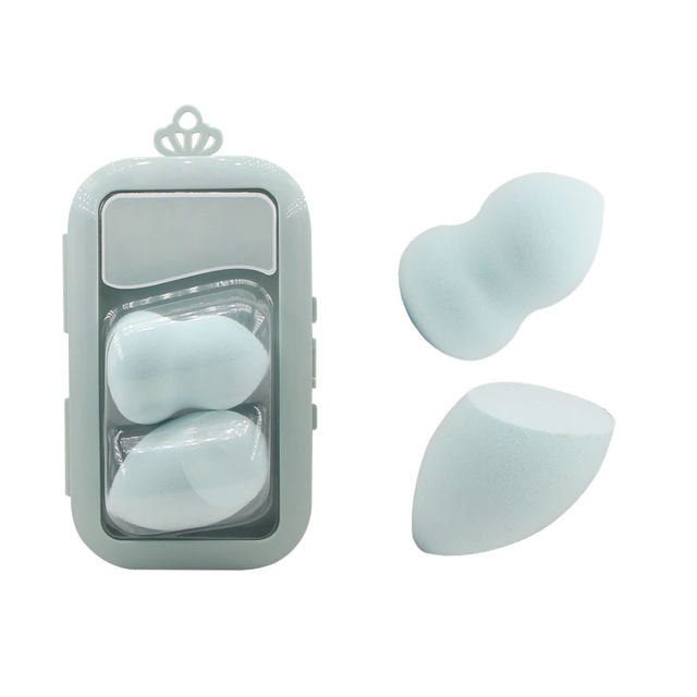 Wholesale Custom Logo Latex-Free Egg Foundation Blender Makeup Sponge Set Smooth Beauty Makeup Sponge