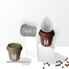 Private Label Beauty Egg Cosmetic Powder Puff Make up Blender Latex Free Coffee Cup Makeup Sponge