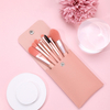 Best Selling 8pcs/set Custom Logo Mini Makeup Brushes Beauty Tools with Plastic Handle for Face Use for Girls