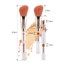 Popular 4 in 1 Multi Function Cosmetic Beauty Tool Mini Brush Travel Portable Makeup Brush Sets