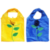 Eco-friendly Foldable Reusable Shopping Tote Bag Folding Shopping Bags for Supermarket Polyester Opp Bag Letter Customized Color