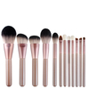 Custom Factory High Quality Mini Travel Size Cosmetic Make-up Brush Portable Short Foundation Vegan Make up Brush Set