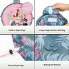 Women Polyester Capacity Lazy Drawstring Cosmetic Bag Travel Storage Pouch Makeup Bag