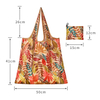 Custom Printing Logo Ripstop Machine Washable 190T Polyester Grocery Folding Tote Bag Reusable Rpet Foldable Shopping Bag