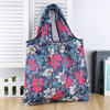 Custom Made Fashion Design Eco Ripstop Grocery Carry Packaging Foldable Recycle Reusable Nylon Fabric Shopping Bag With Logo