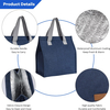 Portable OEM Eco-Friendly Cooler Bag Customized Durable Insulated Non Woven Tote Lunch Thermal Cooler Bag