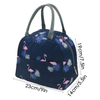 Portable Lunch Bag Waterproof Insulated Canvas Cooler Bag Thermal Food Picnic lunch bag for kids