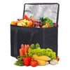 Reusable Thermal Insulated Cooler Bag Grocery Cool Carry Non Woven Lunch Cooler Bag for Food