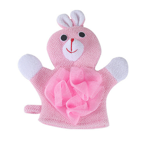 Cartoon Animal Baby Body Scrubber Shower Glove Spa Massage Bath Gloves Exfoliating Gloves
