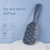 Professional Women's Flexible Curved Hollow Vented Waterproof Hair Massage Comb for Home Hair Styling ABS Handle