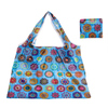 ECO-Friendly Large Capacity Easy Carry Polyester Folding Reusable 190t Polyester Foldable Grocery Shopping Bag For Supermarket