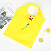 Recycle Reusable Washable Foldable Heavy Duty Polyester Folding Tote Shoulder Foldable Grocery Shopping Bag For Shopping