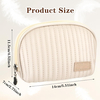 2024 Stock High Quality Quilting Thread Embroidery Travel Makeup Cosmetic Case Cosmetic Bag Portable Artist Storage Bag