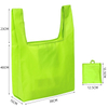 Heavy Duty Expandable Grocery Tote Bag Foldable Reusable Bolsas Compra Plegable 190t Polyester Foldable Grocery Shopping Bag
