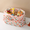 Heavy Duty Expandable Folding Tote Reusable 190t/210D Polyester Large Foldable Grocery Shopping Bag