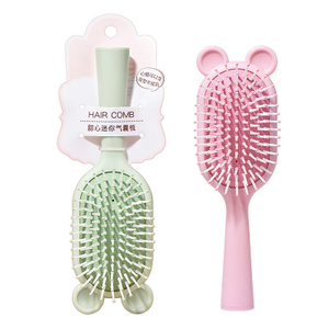 Cute Lady Combs Long Hair Curly Air Cushion Comb Home Portable Large Board & Air Bag Massage Lice Comb Plastic Handle for Girls